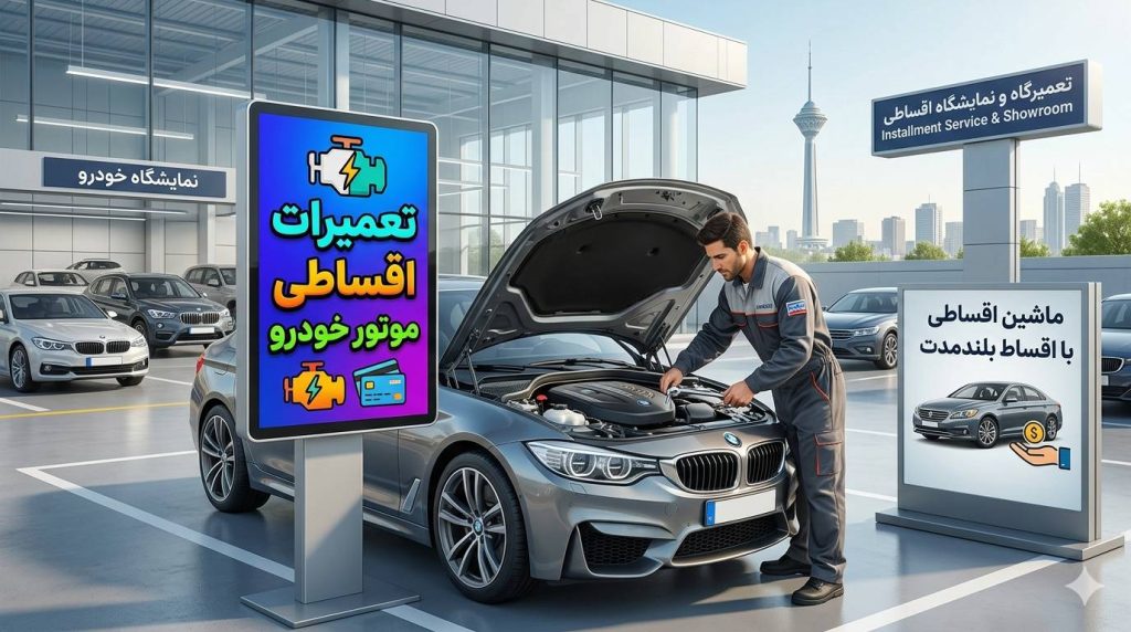 تعمیرات اقساطی موتور خودرو